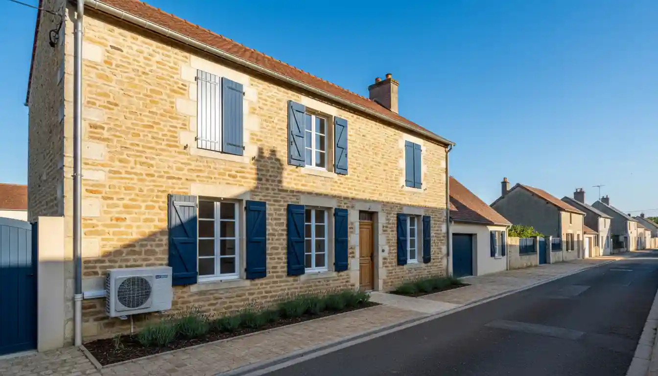 Installation pompe à chaleur à Cour-Cheverny